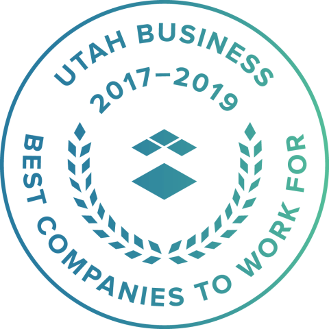 Award Illustration Utah Business 2017 to 2019 Best Companies to Work For