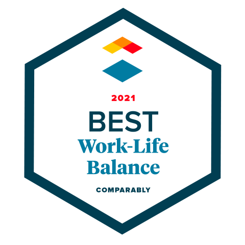 Comparably Best Work-Life Balance Award